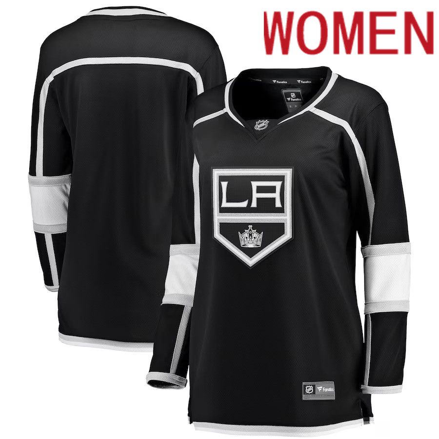 Women Los Angeles Kings Fanatics Branded Black Home Breakaway NHL Jersey